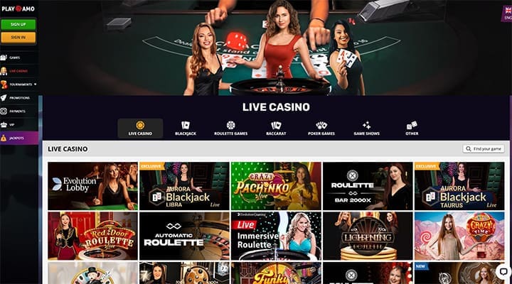 Playamo Casino Live