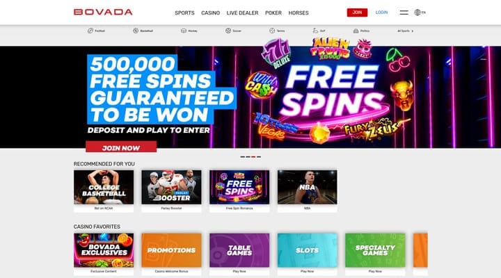 Bovada Summary