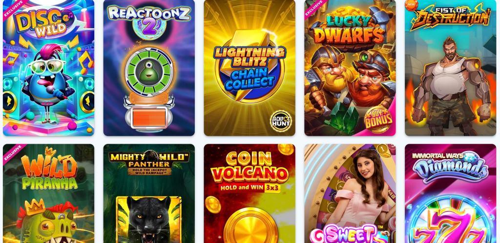 infinity casino game