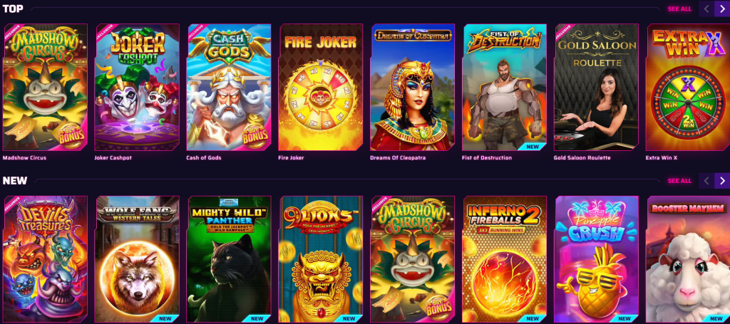 Roby Casino game ES